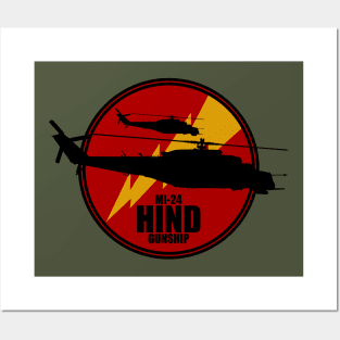 MI-24 Hind Posters and Art